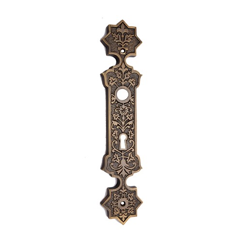 "Shalmaneser" Brass Back Plate (Keyhole Cutout)
